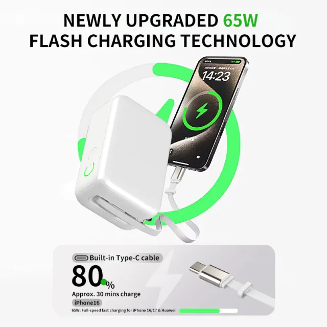 T21B - PD65W Multi-functional Power Bank