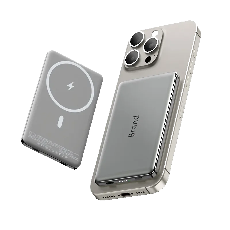 T13A aluminum alloy magnetic wireless power bank
